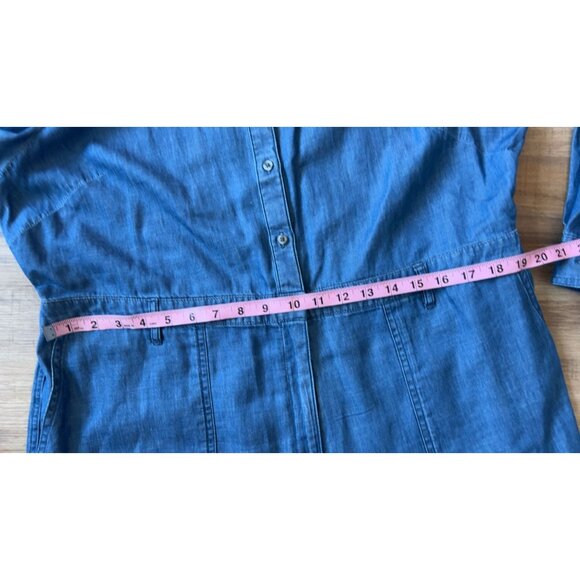 Boden Sophia chambray romper size 14 - Picture 6 of 10